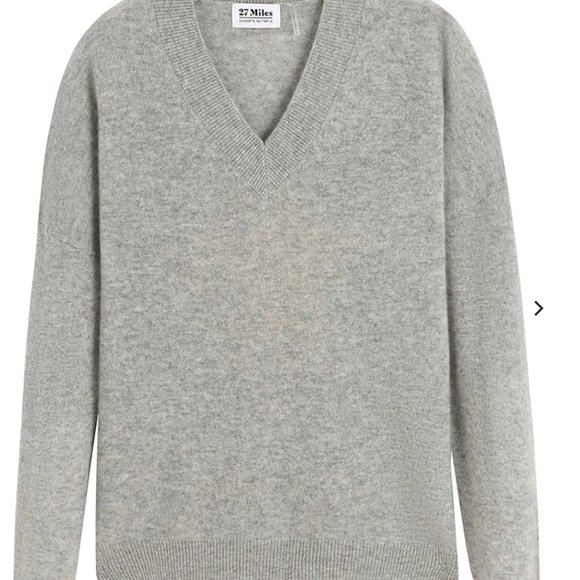 27 Miles Malibu Londyn V-Neck Sweater - Picture 2 of 2